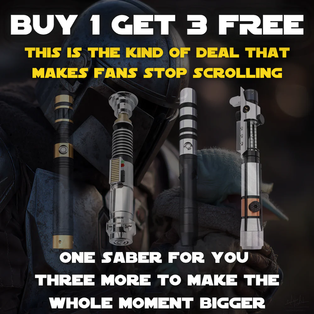 3 FREE Sabers (B1G3)